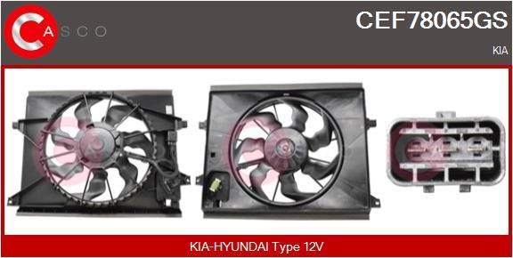 Casco CEF78065GS Электродвигатель, вентилятор радиатора CEF78065GS: Отличная цена - Купить в Польше на 2407.PL!
