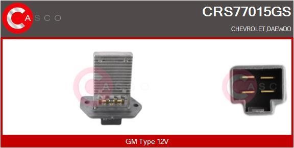 Casco CRS77015GS Resistor, interior blower CRS77015GS: Buy near me in Poland at 2407.PL - Good price!