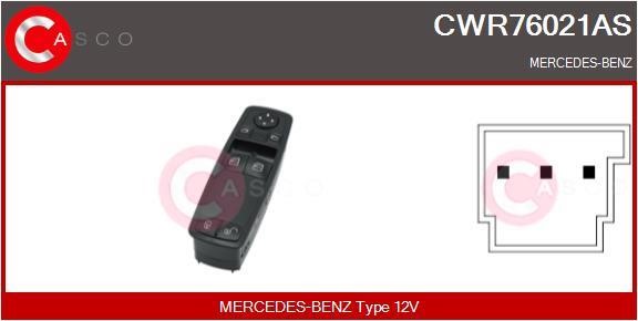 Casco CWR76021AS Window regulator button block CWR76021AS: Buy near me at 2407.PL in Poland at an Affordable price!