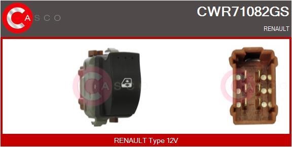 Casco CWR71082GS Power window button CWR71082GS: Buy near me in Poland at 2407.PL - Good price!