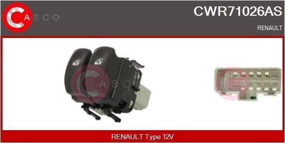 Casco CWR71026AS Window regulator button block CWR71026AS: Buy near me in Poland at 2407.PL - Good price!