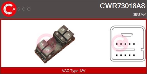 Casco CWR73018AS Блок кнопок стеклоподъемников CWR73018AS: Отличная цена - Купить в Польше на 2407.PL!