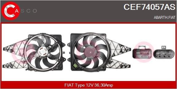 Casco CEF74057AS Электродвигатель, вентилятор радиатора CEF74057AS: Отличная цена - Купить в Польше на 2407.PL!