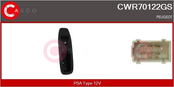 Casco CWR70122GS Przycisk podnośnika szyby CWR70122GS: Dobra cena w Polsce na 2407.PL - Kup Teraz!