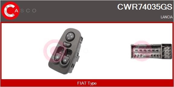 Casco CWR74035GS Power window button CWR74035GS: Buy near me in Poland at 2407.PL - Good price!