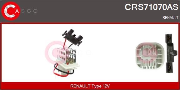 Casco CRS71070AS Resistor, interior blower CRS71070AS: Buy near me in Poland at 2407.PL - Good price!