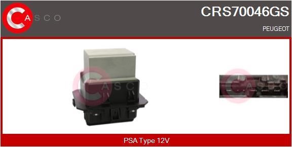 Casco CRS70046GS Сопротивление, вентилятор салона CRS70046GS: Отличная цена - Купить в Польше на 2407.PL!