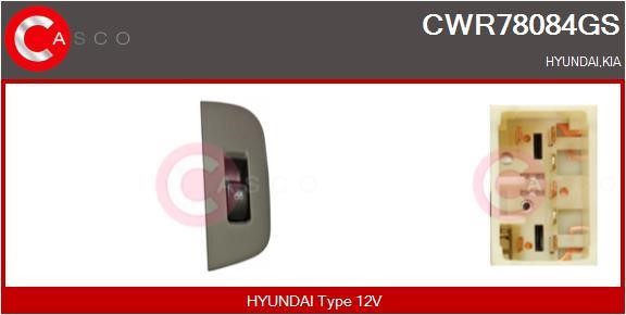 Casco CWR78084GS Кнопка склопідіймача CWR78084GS: Приваблива ціна - Купити у Польщі на 2407.PL!