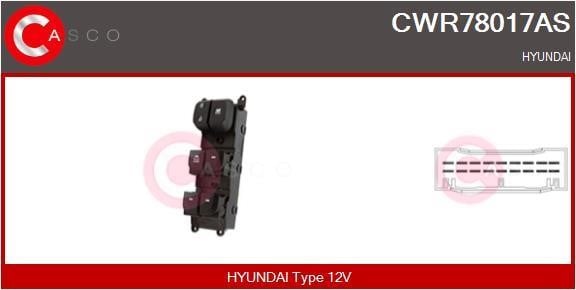 Casco CWR78017AS Window regulator button block CWR78017AS: Buy near me at 2407.PL in Poland at an Affordable price!