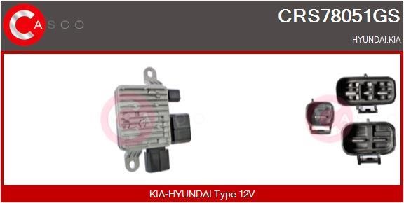 Casco CRS78051GS Додатковий резистор, електродвигун вентилятора радіатора CRS78051GS: Приваблива ціна - Купити у Польщі на 2407.PL!