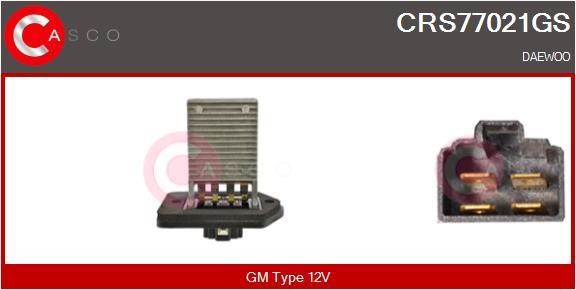 Casco CRS77021GS Resistor, interior blower CRS77021GS: Buy near me at 2407.PL in Poland at an Affordable price!
