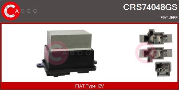 Casco CRS74048GS Resistor, interior blower CRS74048GS: Buy near me at 2407.PL in Poland at an Affordable price!