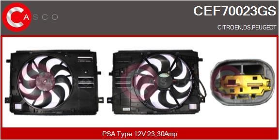 Casco CEF70023GS Электродвигатель, вентилятор радиатора CEF70023GS: Отличная цена - Купить в Польше на 2407.PL!