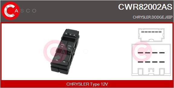 Casco CWR82002AS Window regulator button block CWR82002AS: Buy near me at 2407.PL in Poland at an Affordable price!