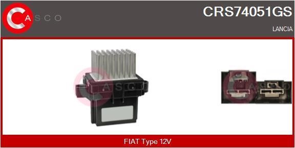 Casco CRS74051GS Resistor, interior blower CRS74051GS: Buy near me in Poland at 2407.PL - Good price!