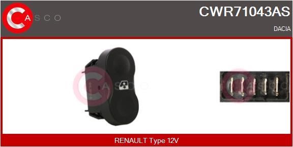 Casco CWR71043AS Блок кнопок стеклоподъемников CWR71043AS: Купить в Польше - Отличная цена на 2407.PL!