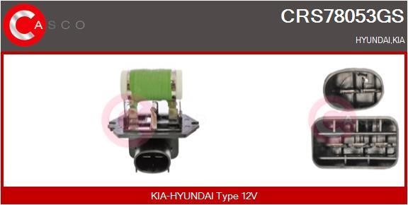 Casco CRS78053GS Vorwiderstand, Elektromotor-Kühlerlüfter CRS78053GS: Kaufen Sie zu einem guten Preis in Polen bei 2407.PL!