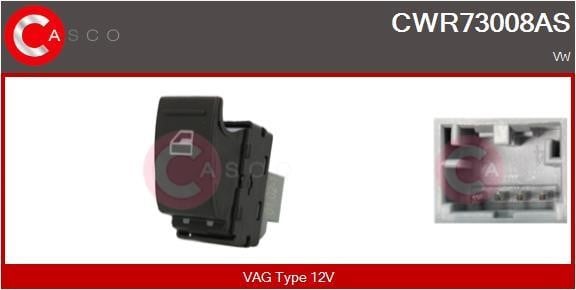 Casco CWR73008AS Power window button CWR73008AS: Buy near me in Poland at 2407.PL - Good price!