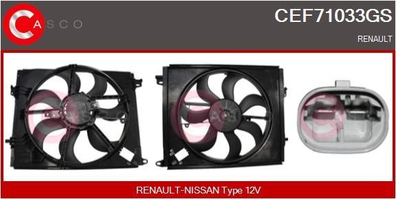 Casco CEF71033GS Электродвигатель, вентилятор радиатора CEF71033GS: Отличная цена - Купить в Польше на 2407.PL!