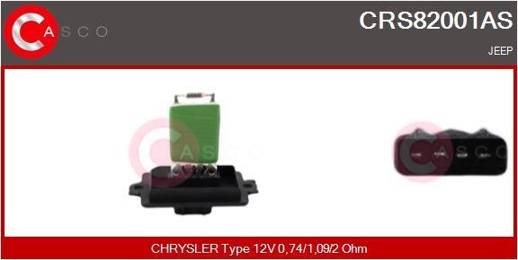 Casco CRS82001AS Resistor, interior blower CRS82001AS: Buy near me in Poland at 2407.PL - Good price!