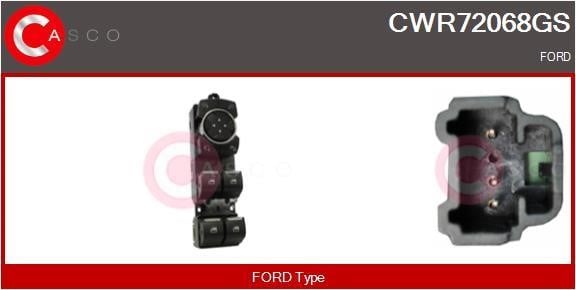 Casco CWR72068GS Блок кнопок стеклоподъемников CWR72068GS: Отличная цена - Купить в Польше на 2407.PL!
