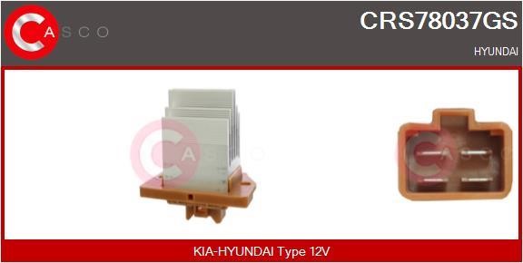 Casco CRS78037GS Resistor, interior blower CRS78037GS: Buy near me in Poland at 2407.PL - Good price!
