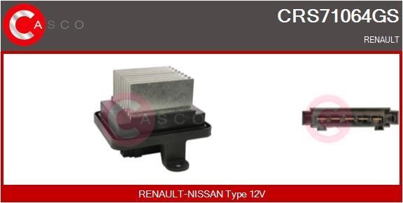 Casco CRS71064GS Resistor, interior blower CRS71064GS: Buy near me in Poland at 2407.PL - Good price!