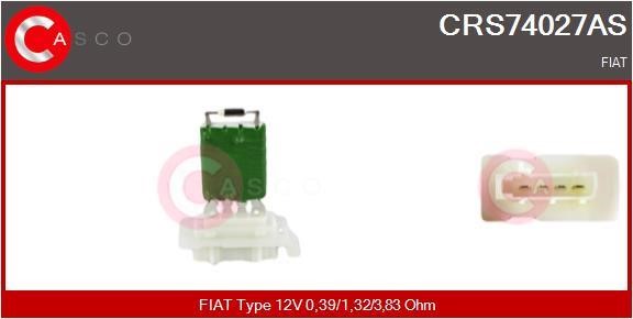 Casco CRS74027AS Resistor, interior blower CRS74027AS: Buy near me in Poland at 2407.PL - Good price!
