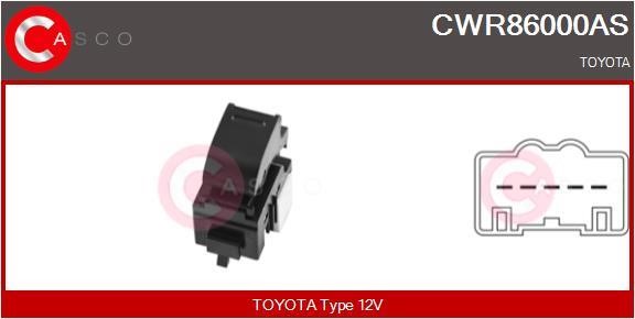 Casco CWR86000AS Power window button CWR86000AS: Buy near me in Poland at 2407.PL - Good price!