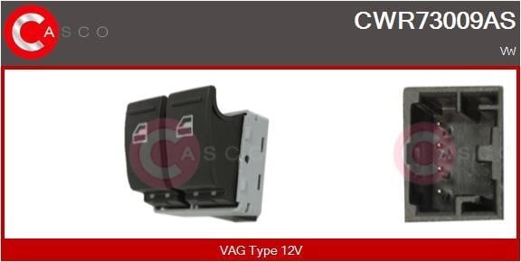 Casco CWR73009AS Window regulator button block CWR73009AS: Buy near me in Poland at 2407.PL - Good price!
