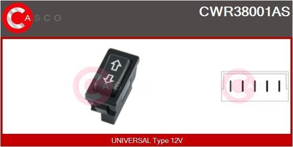 Casco CWR38001AS Кнопка стеклоподъёмника CWR38001AS: Отличная цена - Купить в Польше на 2407.PL!