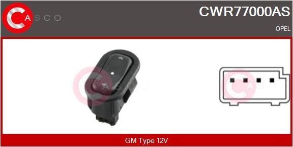 Casco CWR77000AS Power window button CWR77000AS: Buy near me in Poland at 2407.PL - Good price!