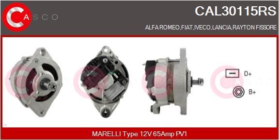 Casco CAL30115RS Alternator CAL30115RS: Buy near me in Poland at 2407.PL - Good price!