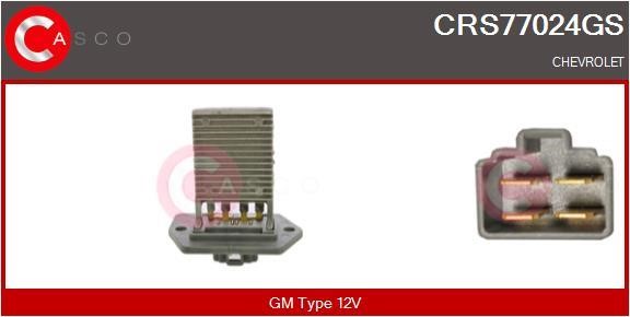 Casco CRS77024GS Resistor, interior blower CRS77024GS: Buy near me in Poland at 2407.PL - Good price!