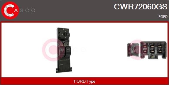 Casco CWR72060GS Блок кнопок склопідйомників CWR72060GS: Приваблива ціна - Купити у Польщі на 2407.PL!