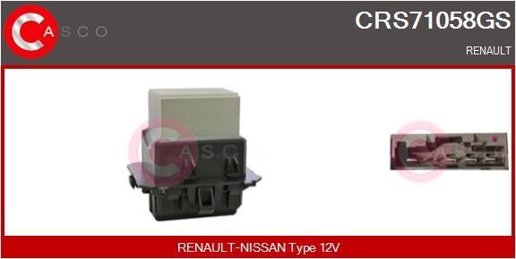 Casco CRS71058GS Resistor, interior blower CRS71058GS: Buy near me in Poland at 2407.PL - Good price!