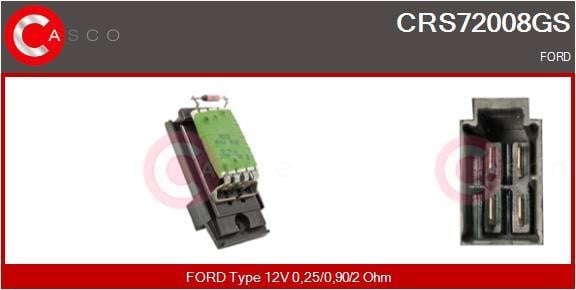 Casco CRS72008GS Resistor, interior blower CRS72008GS: Buy near me in Poland at 2407.PL - Good price!