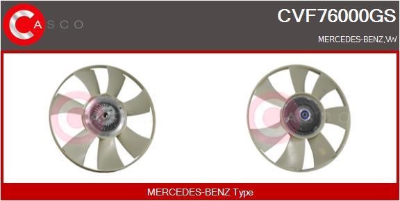Casco CVF76000GS Сцепление, вентилятор радиатора CVF76000GS: Отличная цена - Купить в Польше на 2407.PL!