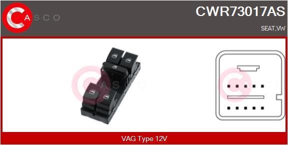 Casco CWR73017AS Блок кнопок стеклоподъемников CWR73017AS: Отличная цена - Купить в Польше на 2407.PL!