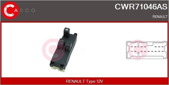 Casco CWR71046AS Window regulator button block CWR71046AS: Buy near me in Poland at 2407.PL - Good price!