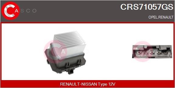 Casco CRS71057GS Resistor, interior blower CRS71057GS: Buy near me at 2407.PL in Poland at an Affordable price!
