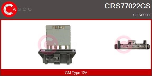 Casco CRS77022GS Resistor, interior blower CRS77022GS: Buy near me in Poland at 2407.PL - Good price!
