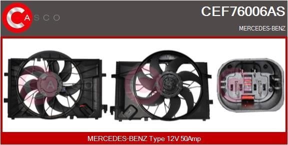 Casco CEF76006AS Электродвигатель, вентилятор радиатора CEF76006AS: Отличная цена - Купить в Польше на 2407.PL!