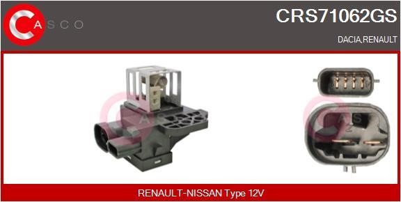 Casco CRS71062GS Дополнительный резистор, электромотор - вентилятор радиатора CRS71062GS: Отличная цена - Купить в Польше на 2407.PL!
