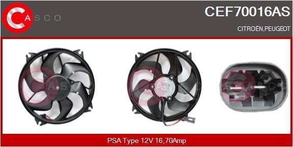 Casco CEF70016AS Электродвигатель, вентилятор радиатора CEF70016AS: Отличная цена - Купить в Польше на 2407.PL!