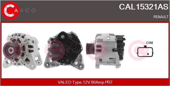 Casco CAL15321AS Alternator CAL15321AS: Buy near me in Poland at 2407.PL - Good price!