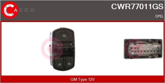 Casco CWR77011GS Window regulator button block CWR77011GS: Buy near me in Poland at 2407.PL - Good price!