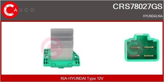 Casco CRS78027GS Resistor, interior blower CRS78027GS: Buy near me in Poland at 2407.PL - Good price!