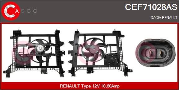 Casco CEF71028AS Электродвигатель, вентилятор радиатора CEF71028AS: Отличная цена - Купить в Польше на 2407.PL!