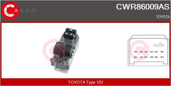 Casco CWR86009AS Блок кнопок склопідйомників CWR86009AS: Купити у Польщі - Добра ціна на 2407.PL!